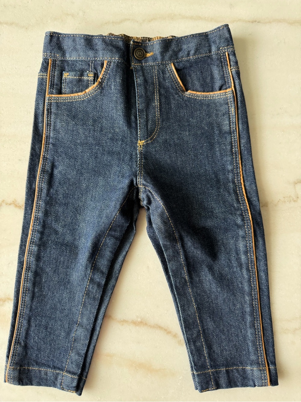 Banana Republic Baby Roper Jeans (18–24M) – Dark Rinse